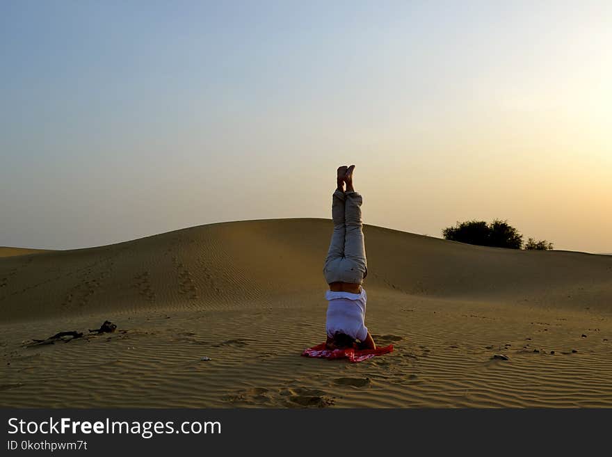 Desert, Sand, Sky, Sahara