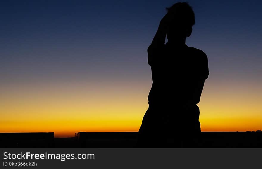 Silhouette Photo of Person