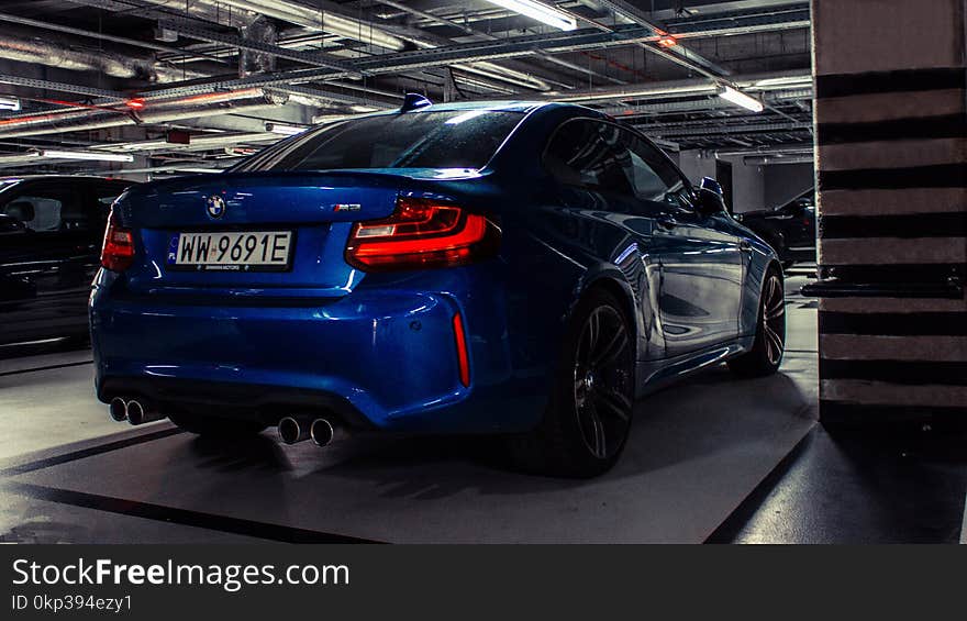 Blue Bmw Coupe