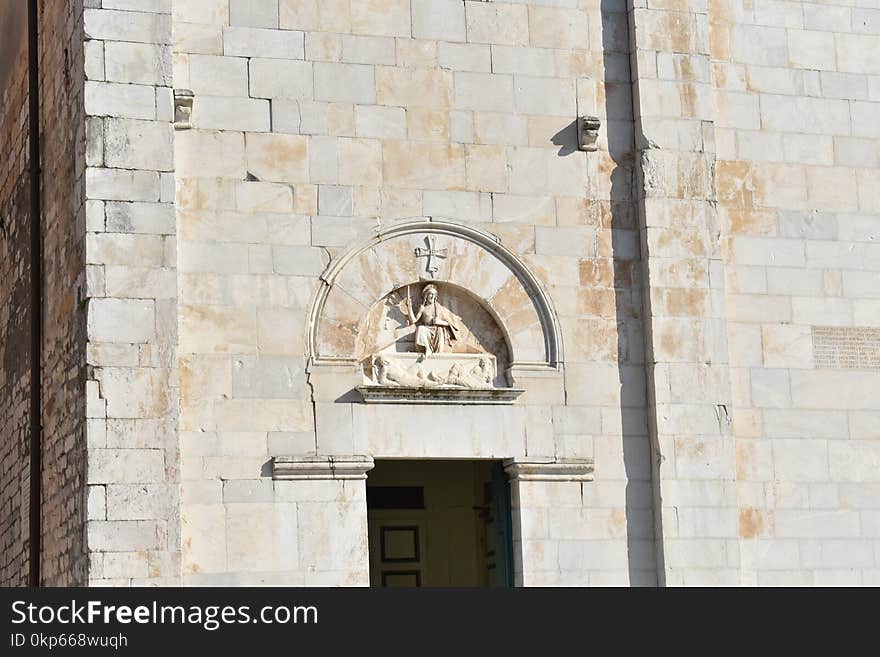 Wall, Arch, Building, Facade