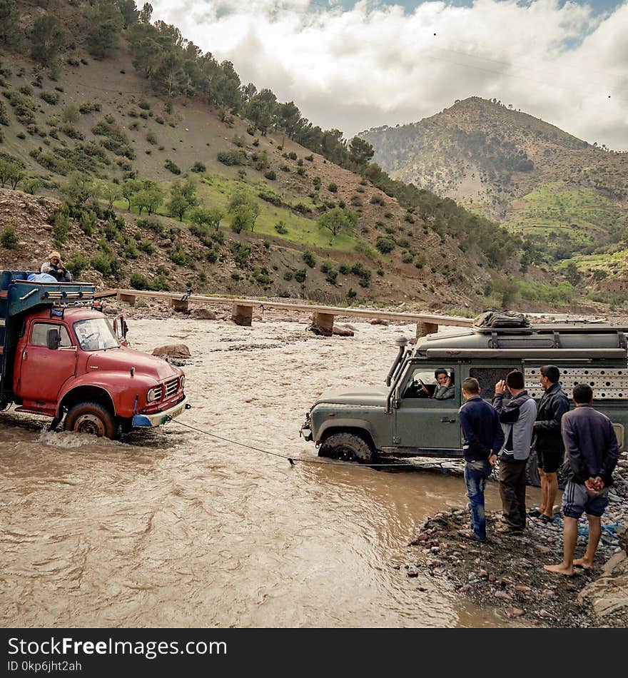 Car, Off Roading, Mountainous Landforms, Vehicle