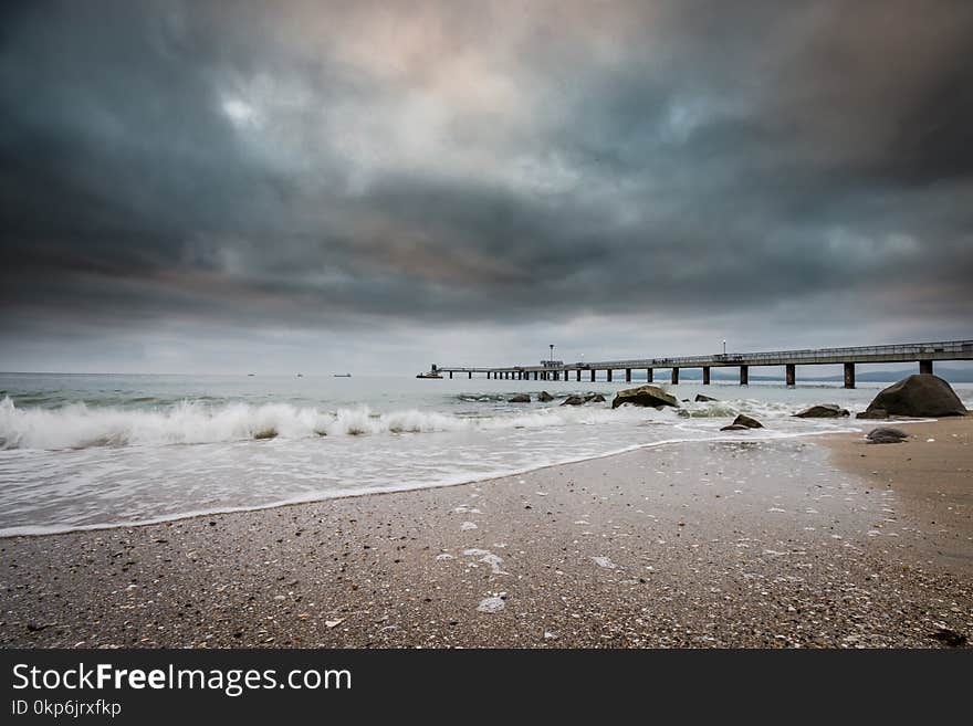 Sea, Sky, Shore, Cloud