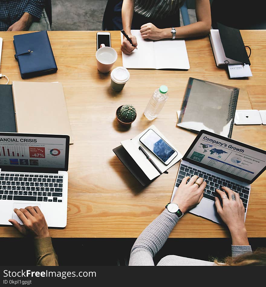 People Working at the Office Desk