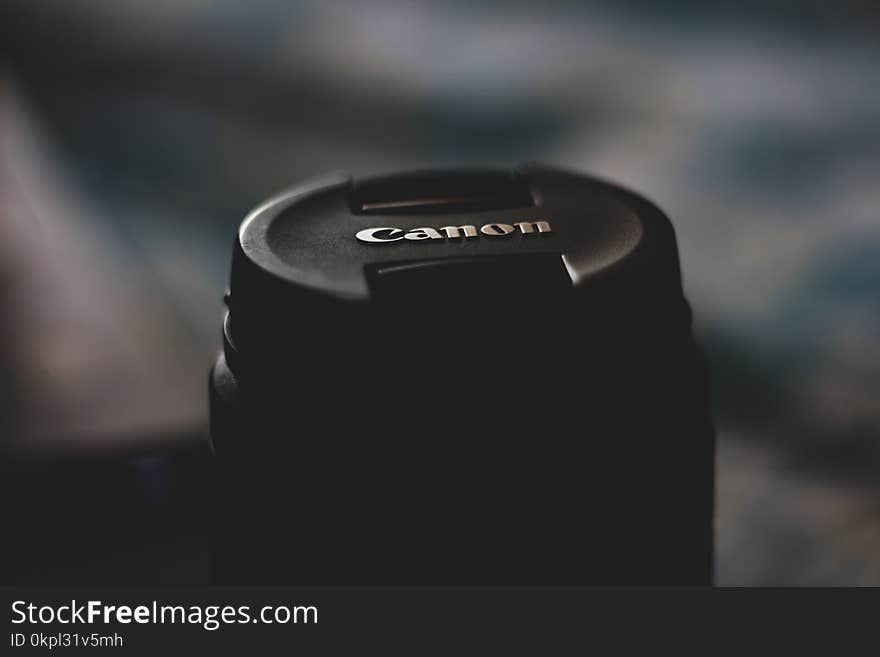 Black Canon Camera Lens