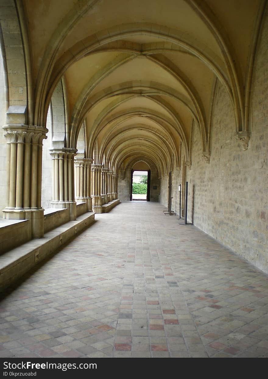 Arch, Arcade, Historic Site, Medieval Architecture