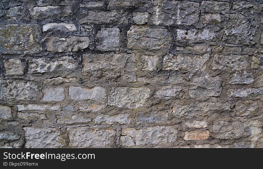 Stone Wall, Wall, Rock, Brickwork