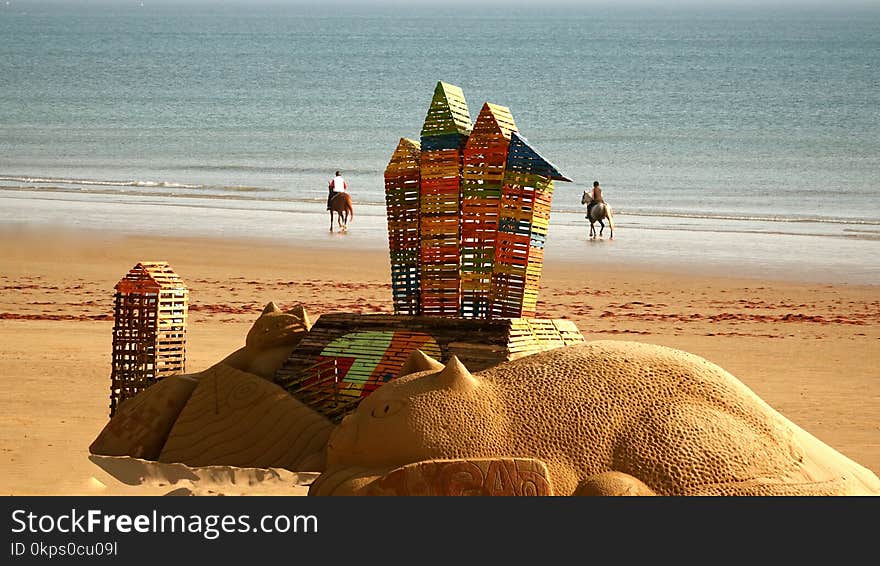 Beach, Sea, Sky, Sand