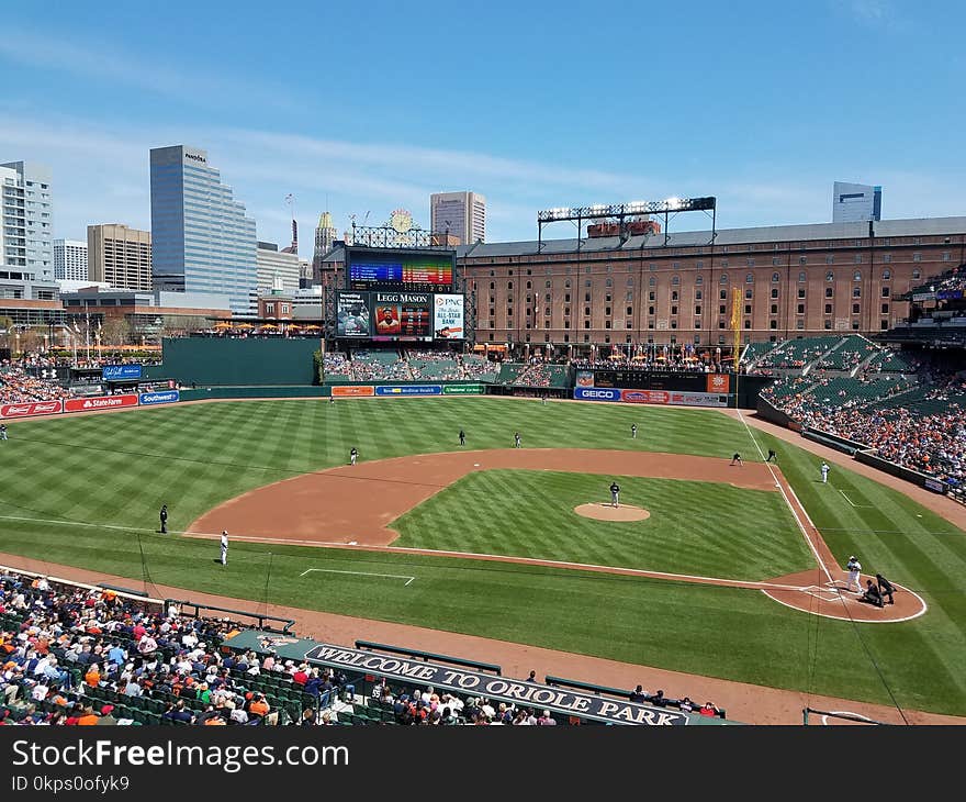 Sport Venue, Baseball Park, Stadium, Baseball Field