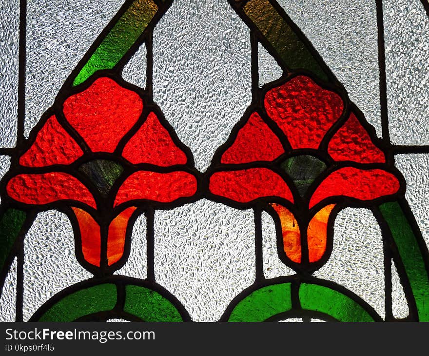 Stained Glass, Glass, Window, Material