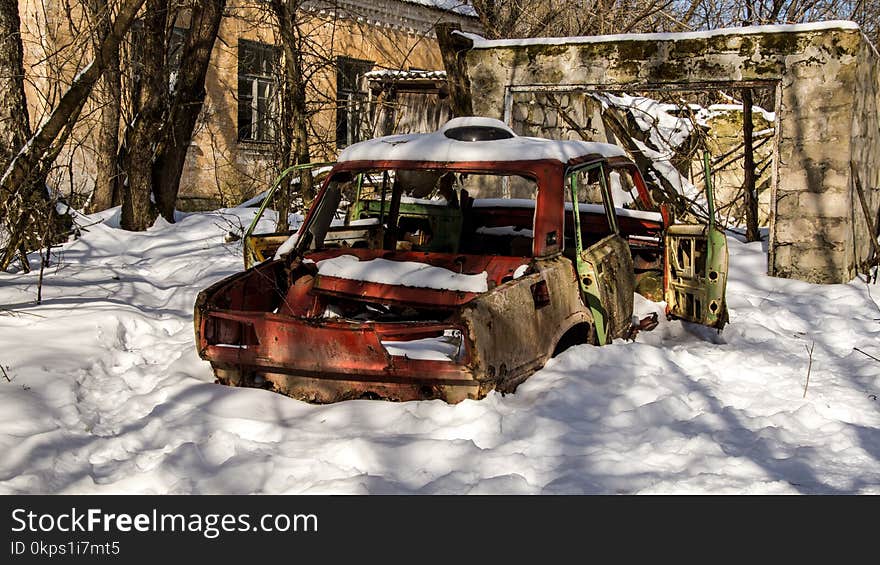 Motor Vehicle, Car, Snow, Vehicle