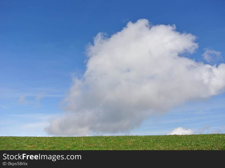 Sky, Cloud, Grassland, Cumulus