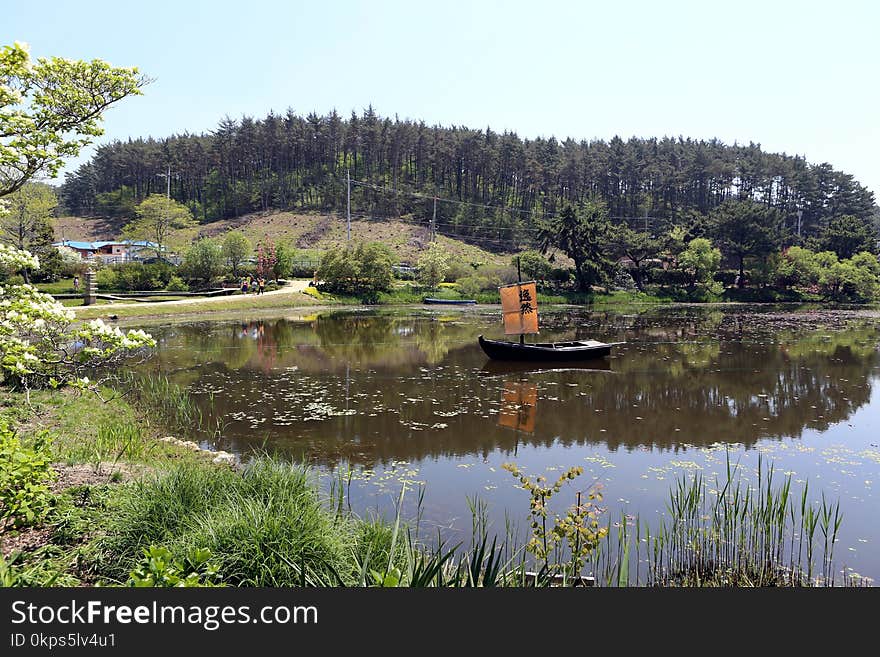 Reflection, Water, Nature, Body Of Water