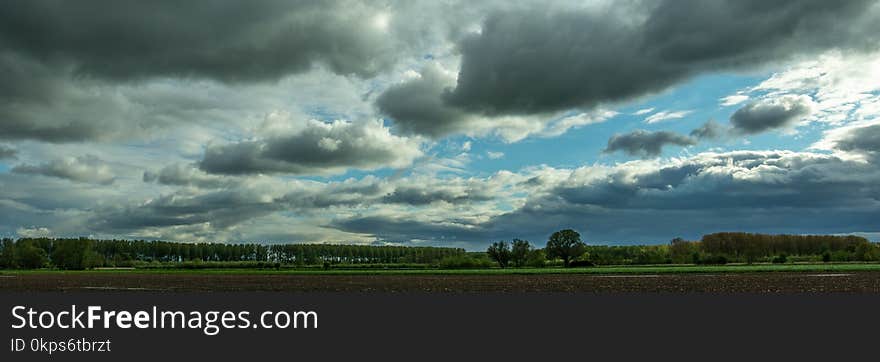 Sky, Cloud, Field, Atmosphere