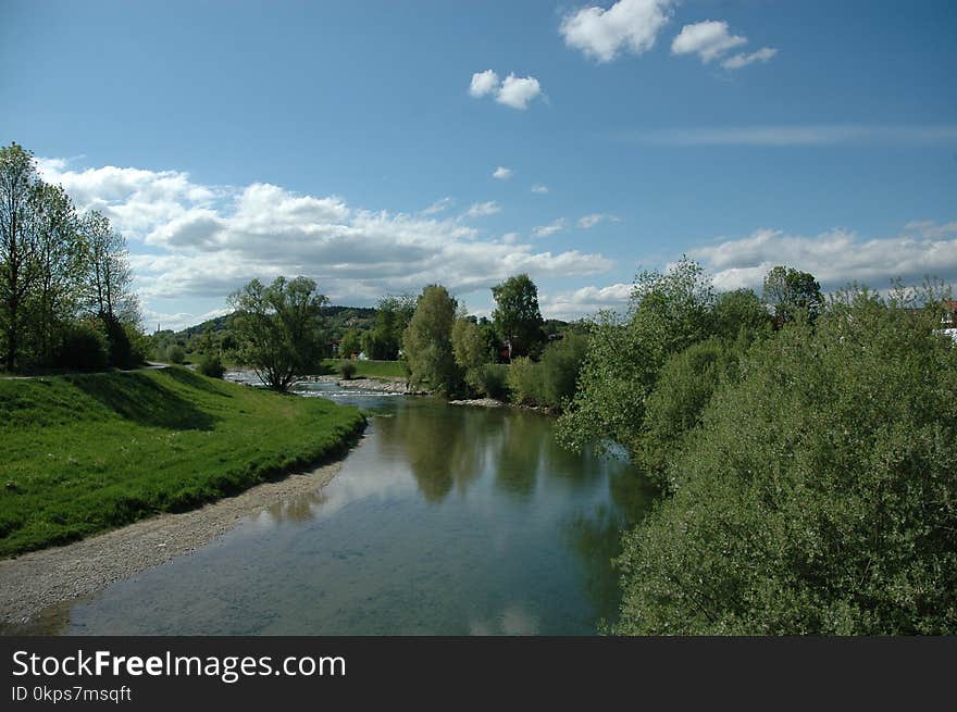 Sky, Waterway, Water, Reflection