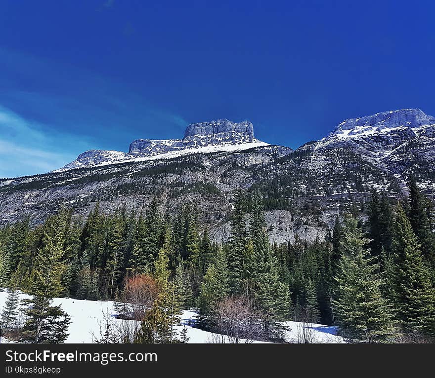 Winter, Mountainous Landforms, Snow, Sky