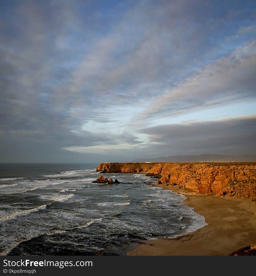 Sea, Sky, Horizon, Body Of Water