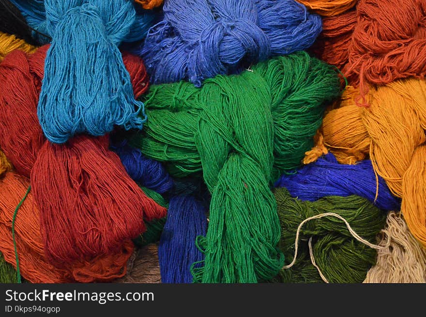 Thread, Woolen, Textile, Wool