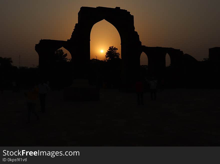 Sky, Phenomenon, Sunrise, Arch