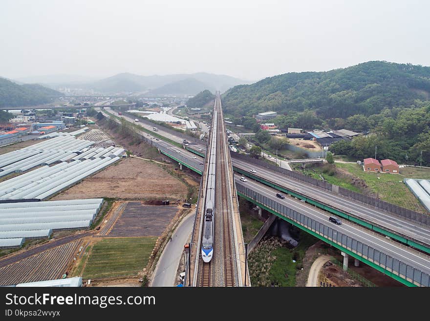 Track, Transport, Road, Overpass