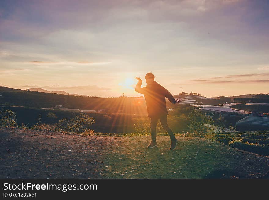 Silhouette Of Person