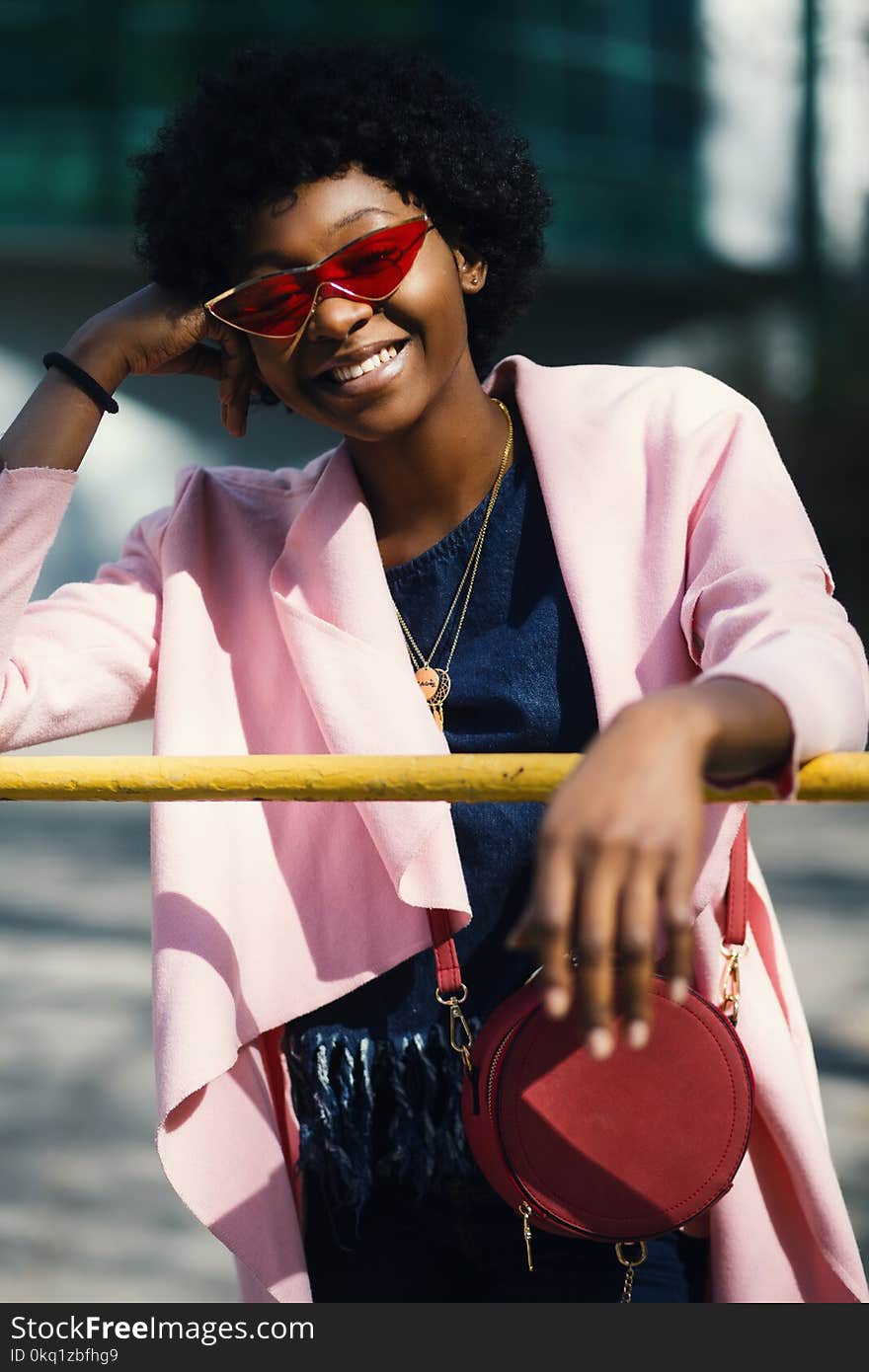 Photography of a Woman Wearing Pink Coat