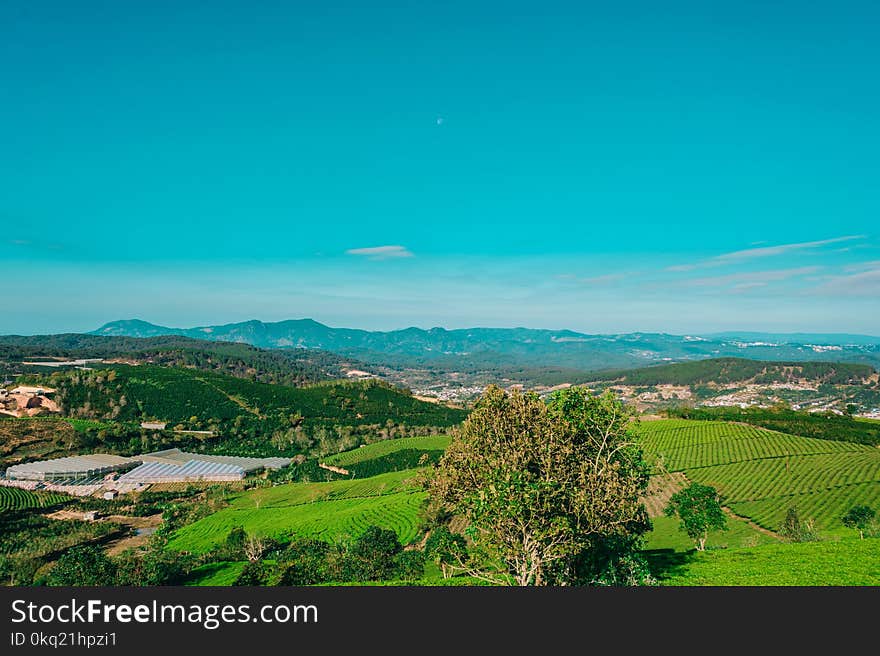 Aerial Photography of Rural City at Daytime