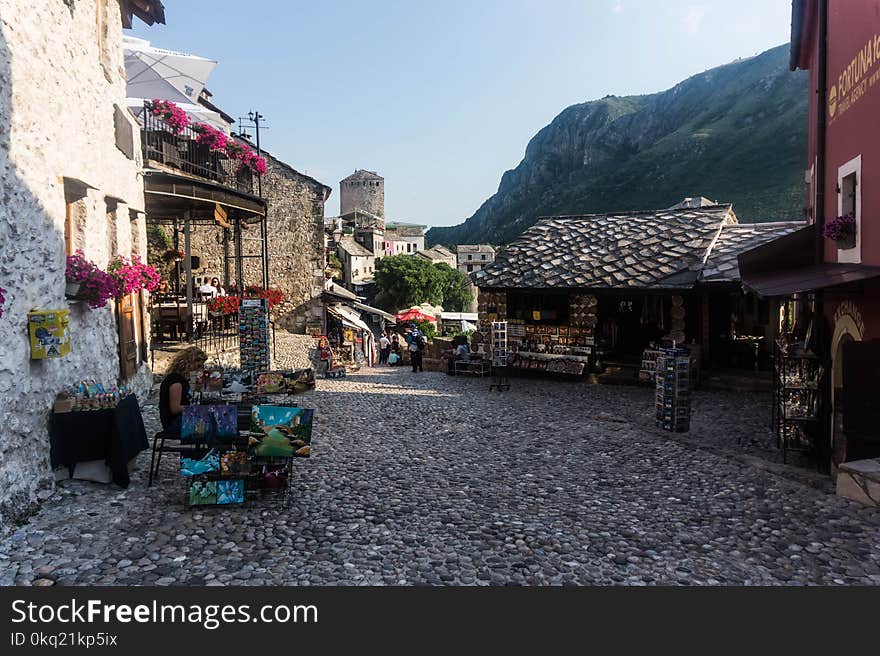 Photography of Village Near Mountain