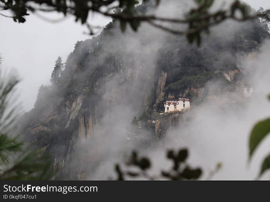 Concrete House on Mountain