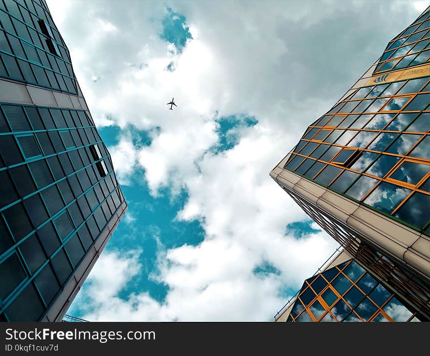 Worm&#x27;s Eye View Of Buildings