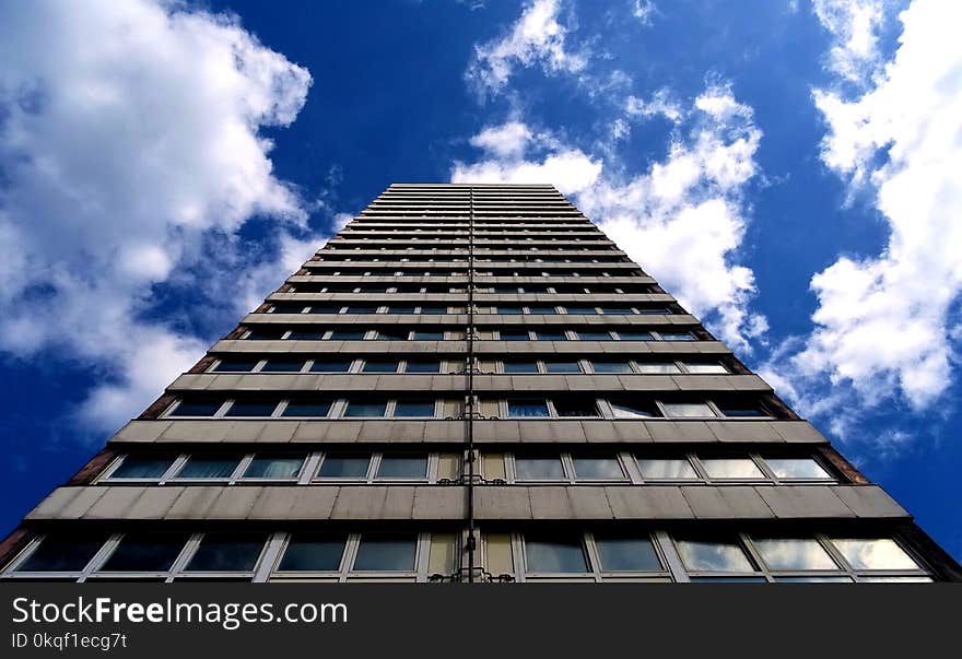 Gray High-rise Building