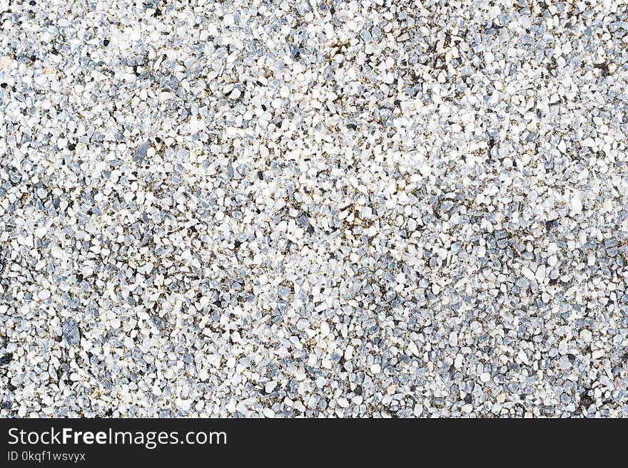 Gray and White Granite Surface