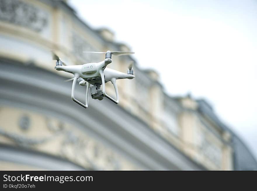 White Drone Quadcopter