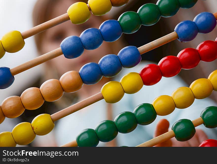 Multicolored Abacus Photography