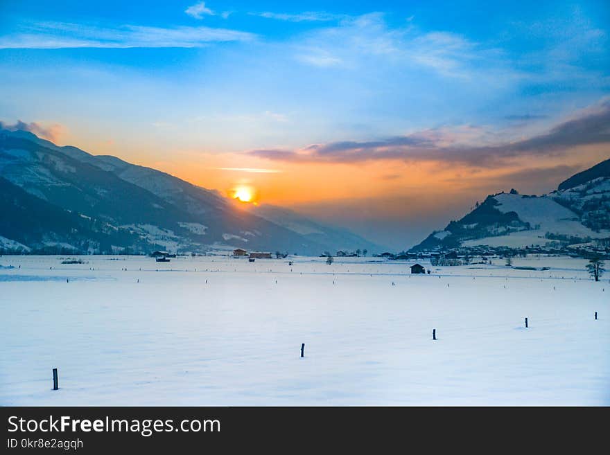 Time Lapse Photography of Sunrise