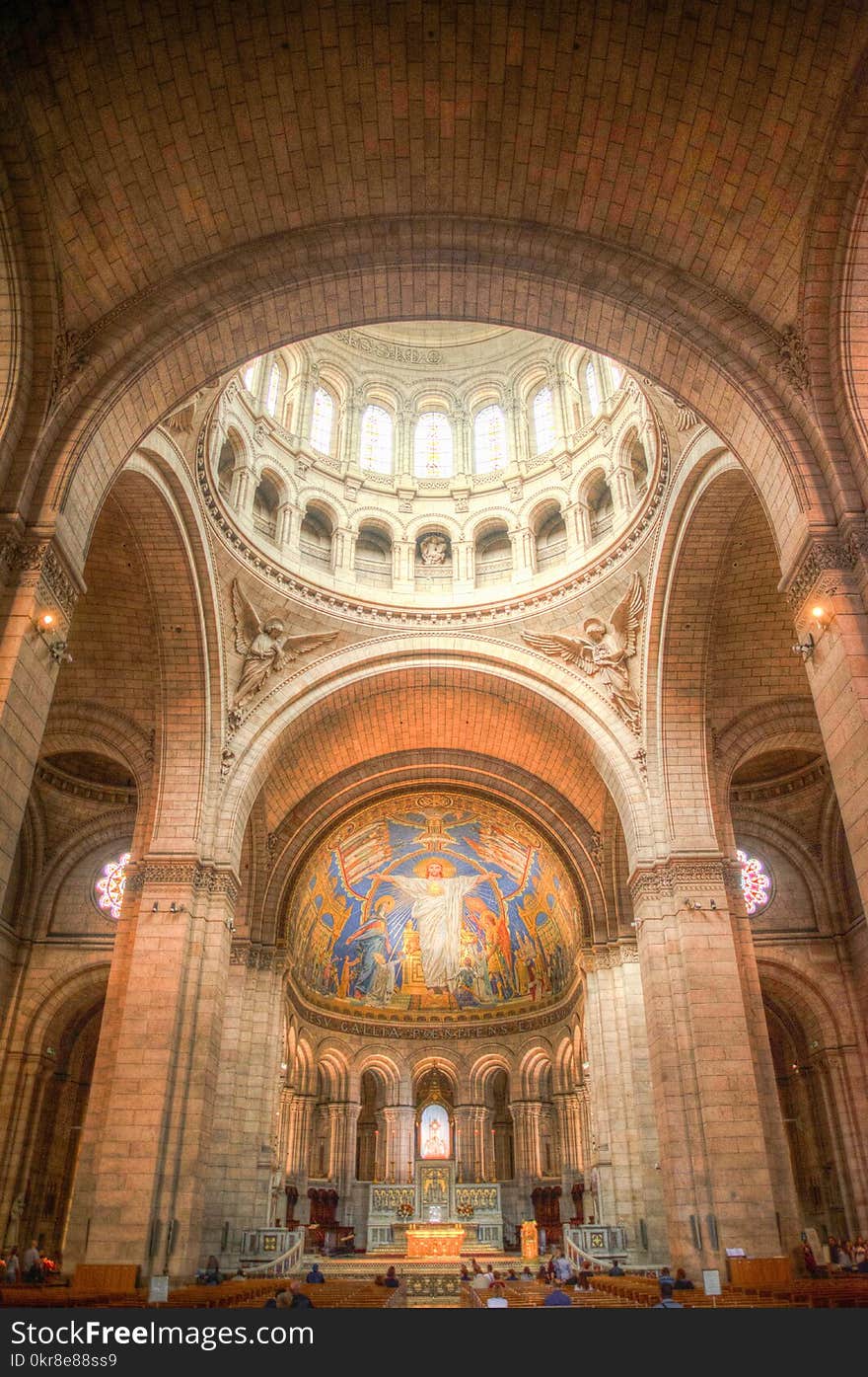 Brown Cathedral Interior