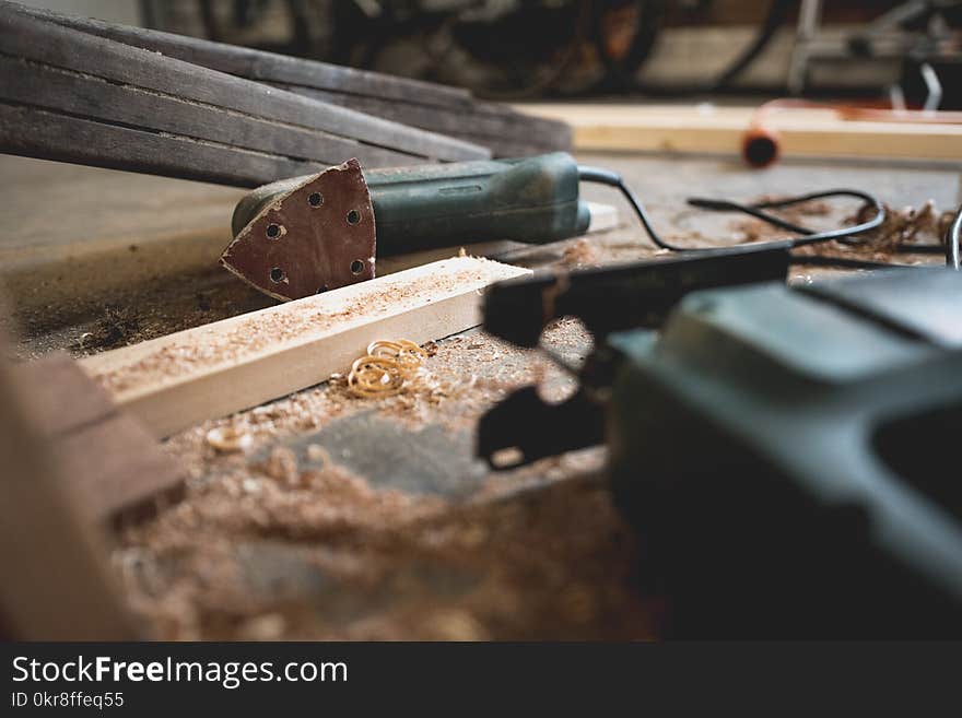 Photography of Black Power Tool