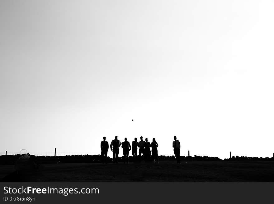 Silhouette of Men