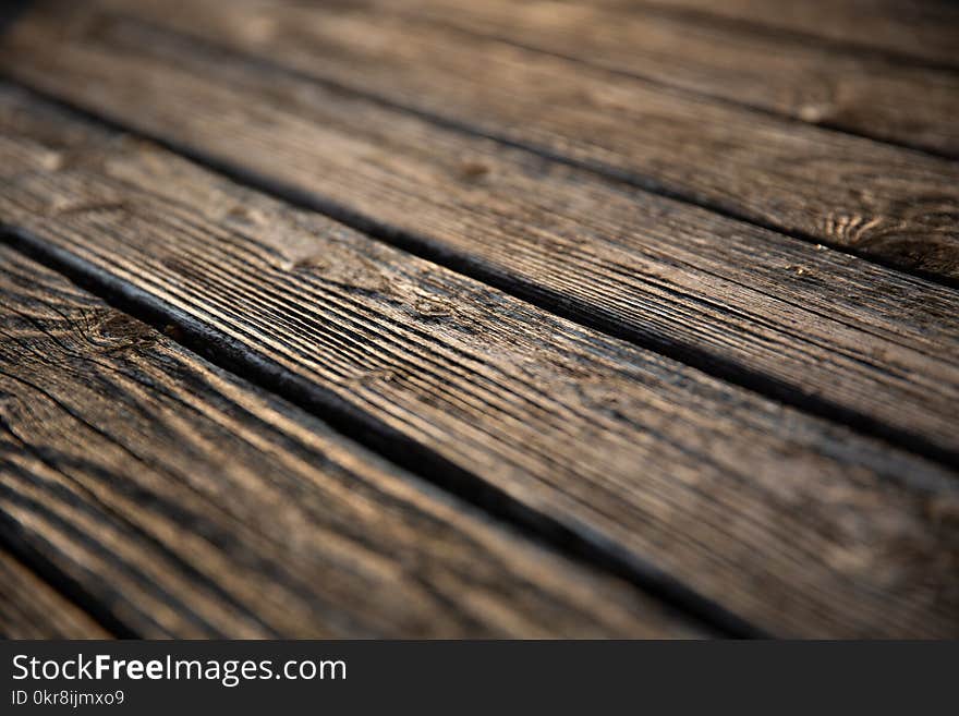 Selective Focus Photography of Brown Wooden Floor Parquet