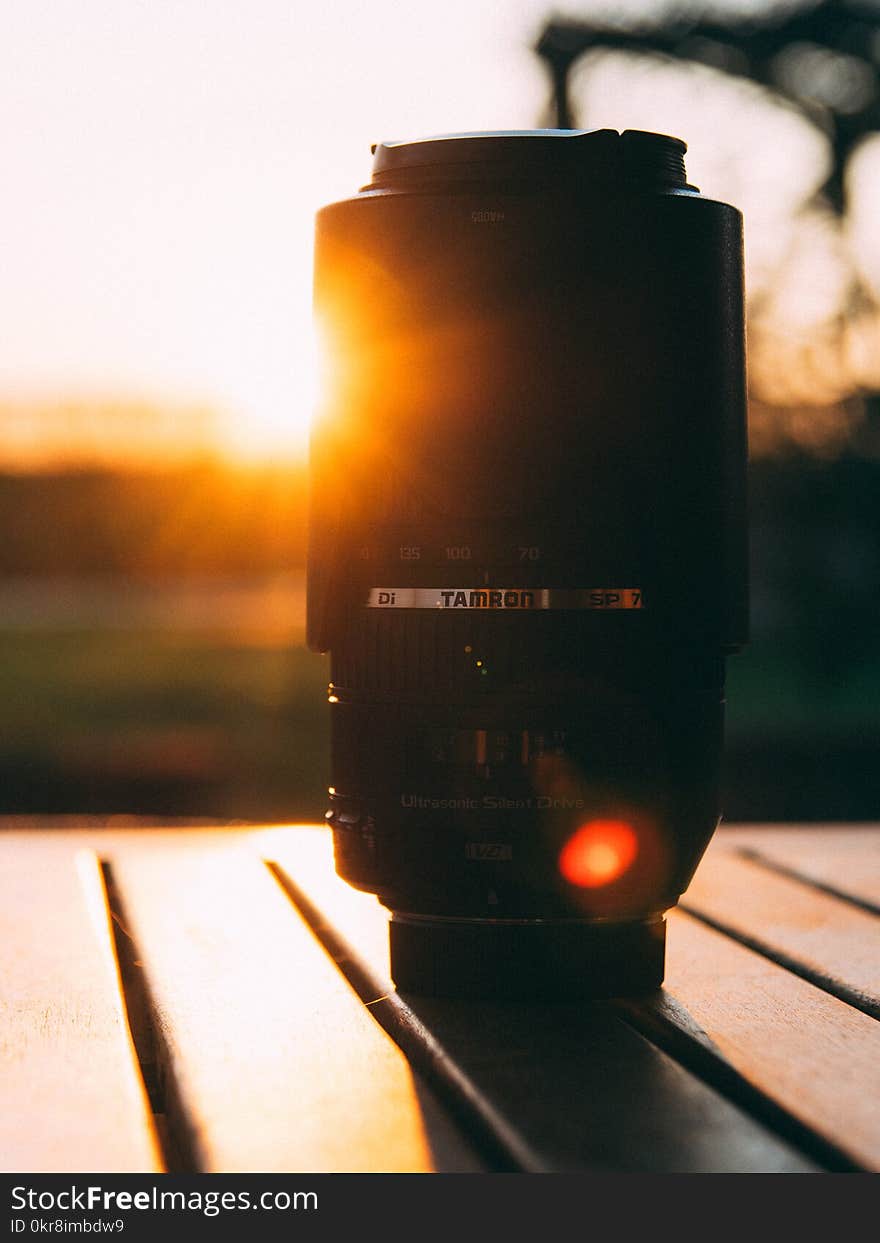 Close-Up Photography of Camera Lens