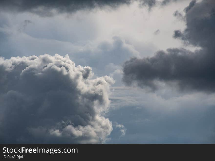 Photo of White and Gray Clouds