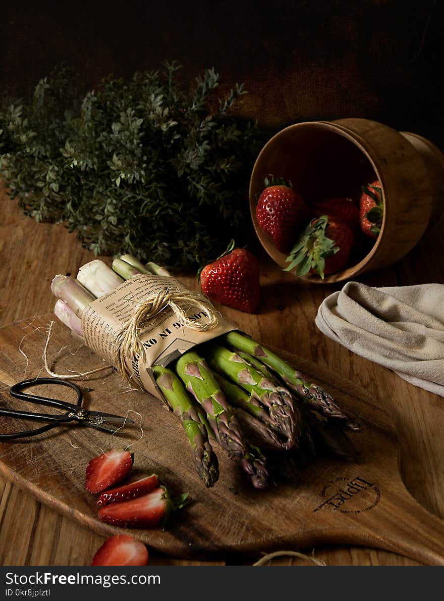 Sliced Strawberries