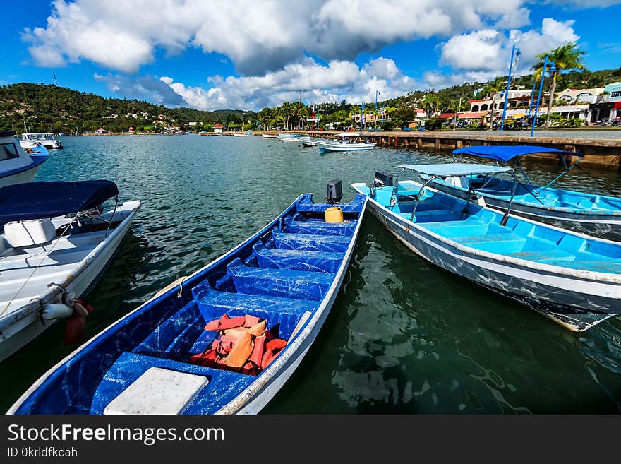 Fishing boats in Samana, Dominican Republic