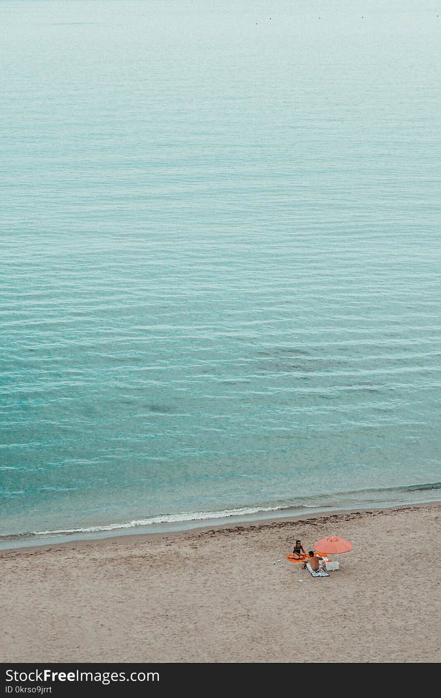 Aerial Photo Of Body Of Water