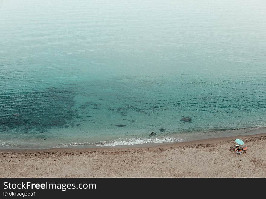 Aerial Photo Of Body Of Water