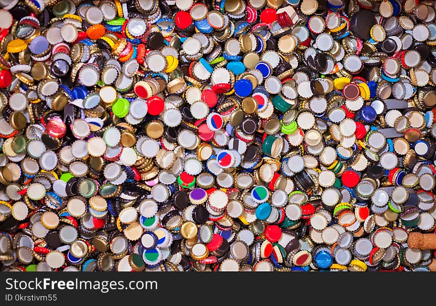 Pile of soda plugs