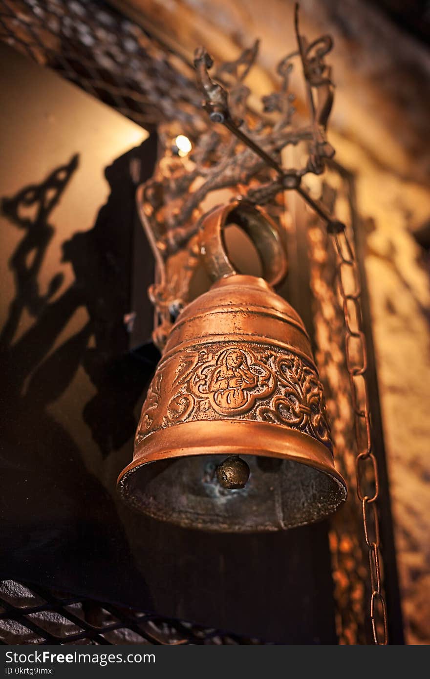 Small church bell in the cathedral