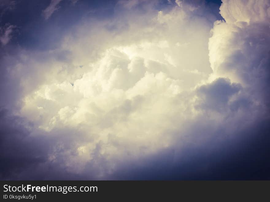 Cloudscape. Sky and cloud. Abstract nature background.