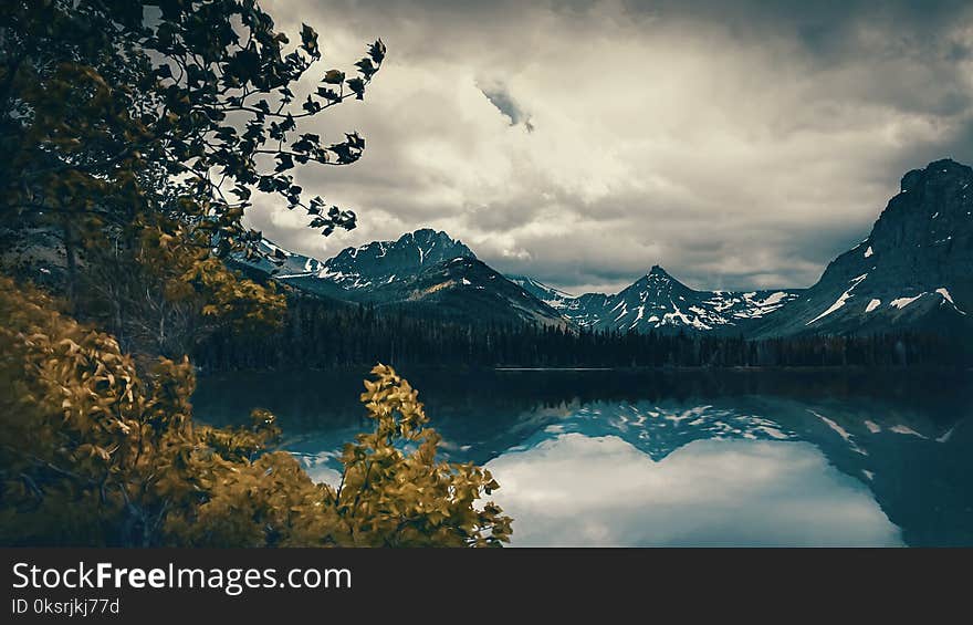 Scenic View Of Mountains