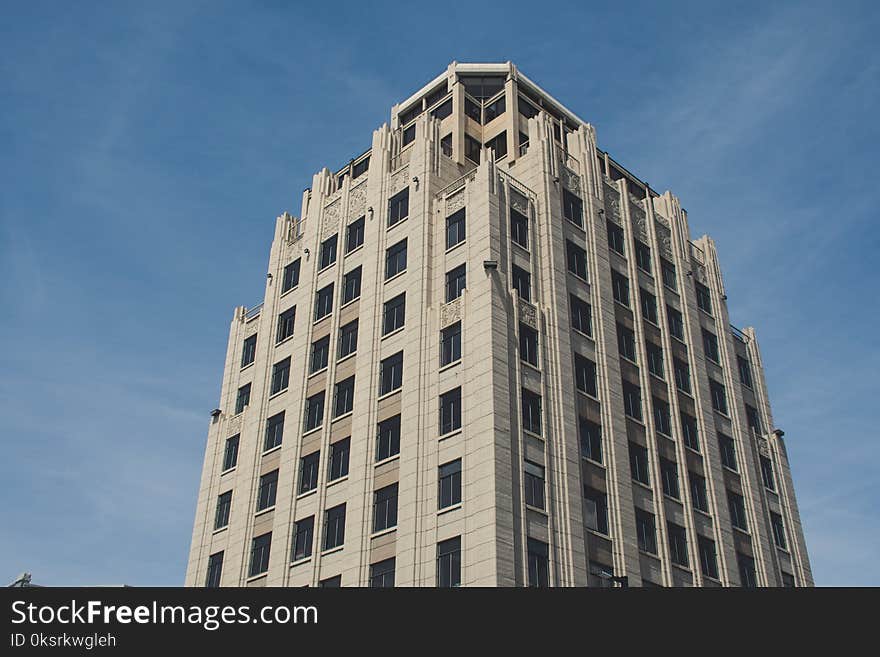 Building Under Blue Sky