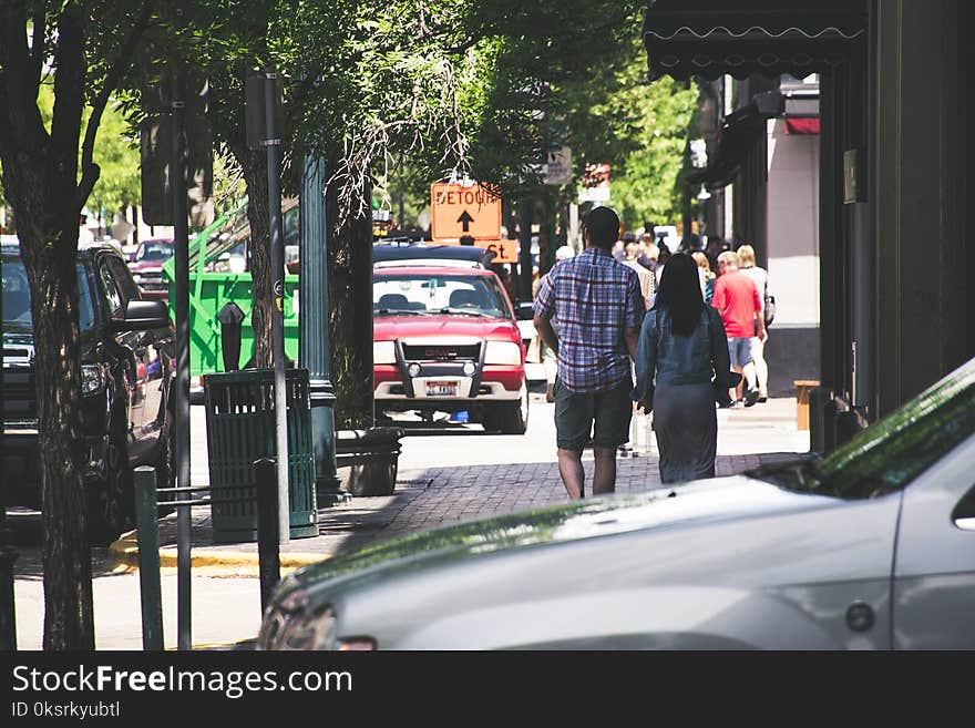 Man And Woman Walking